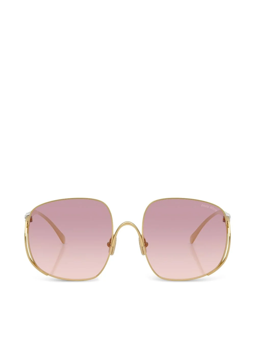 square-frame sunglasses - 1