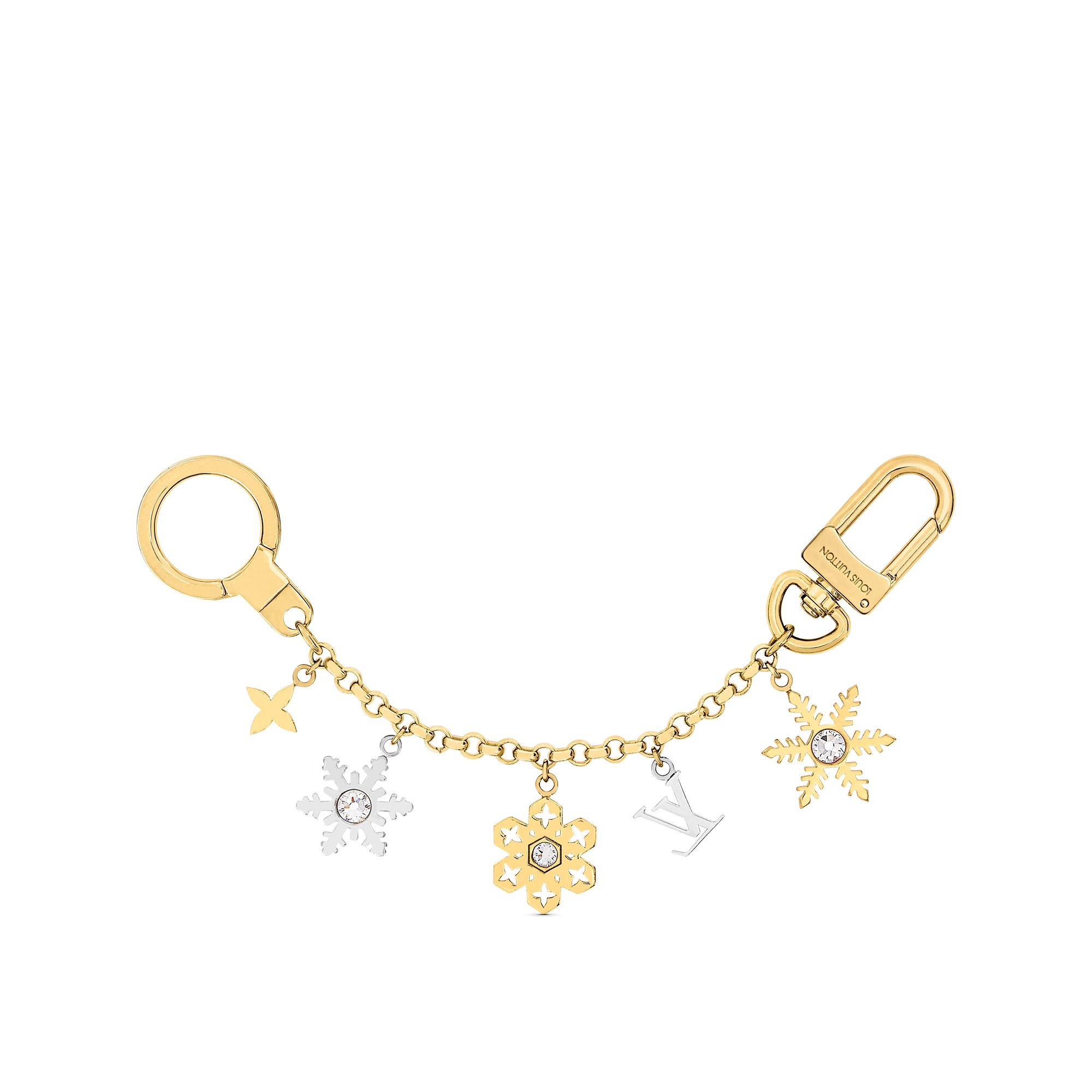 LV Snowflakes Chain Bag Charm - 2