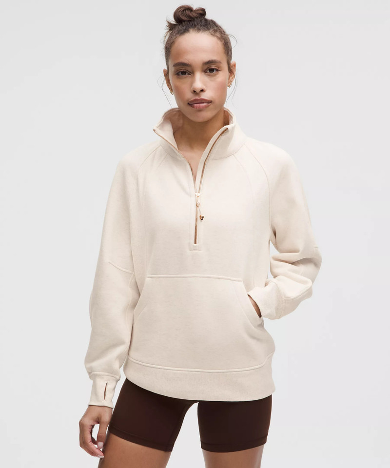 Scuba Oversized Funnel-Neck Half Zip *Long 1