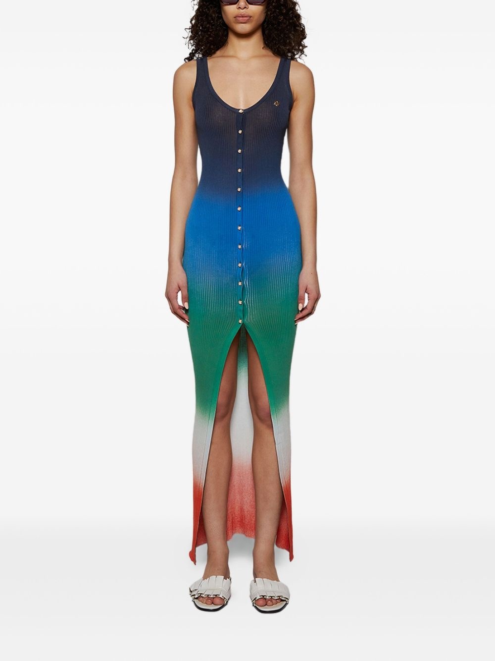 gradient-effect maxi dress - 2