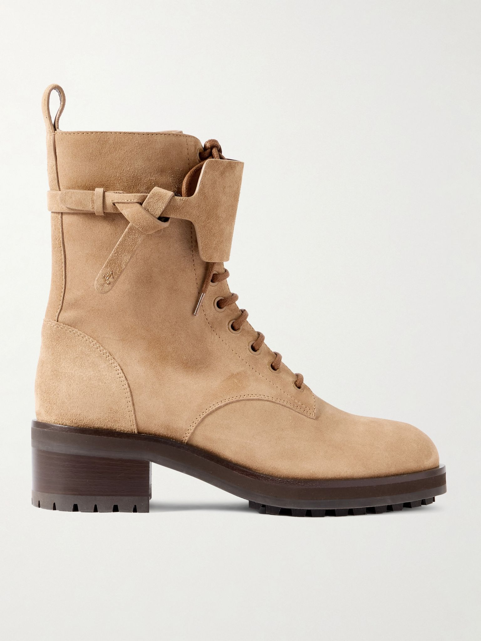 Rosabel 55 suede ankle boots Tan - 1