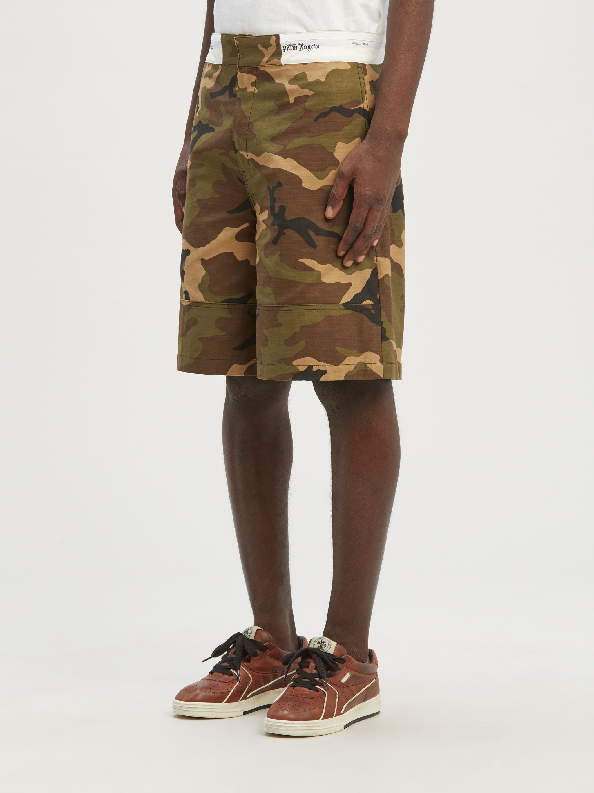 Sartorial Waistband Camo Shorts - 4