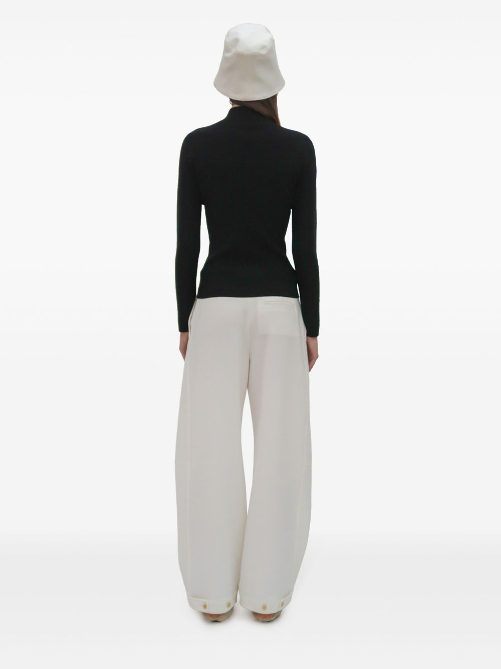 ribbed turtleneck sweater - 5