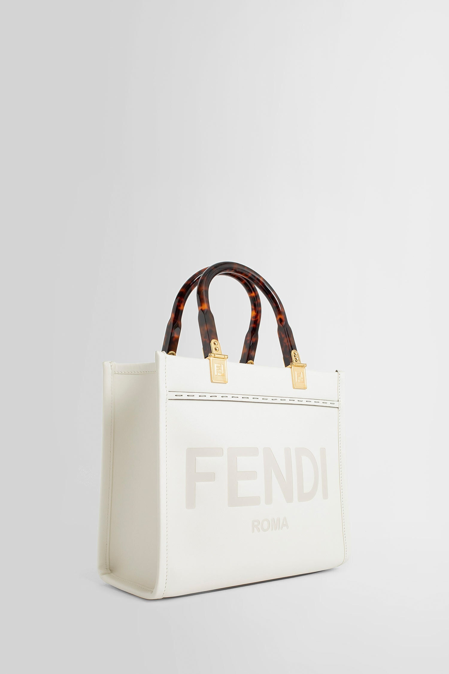 FENDI WOMAN WHITE TOTE BAGS - 2