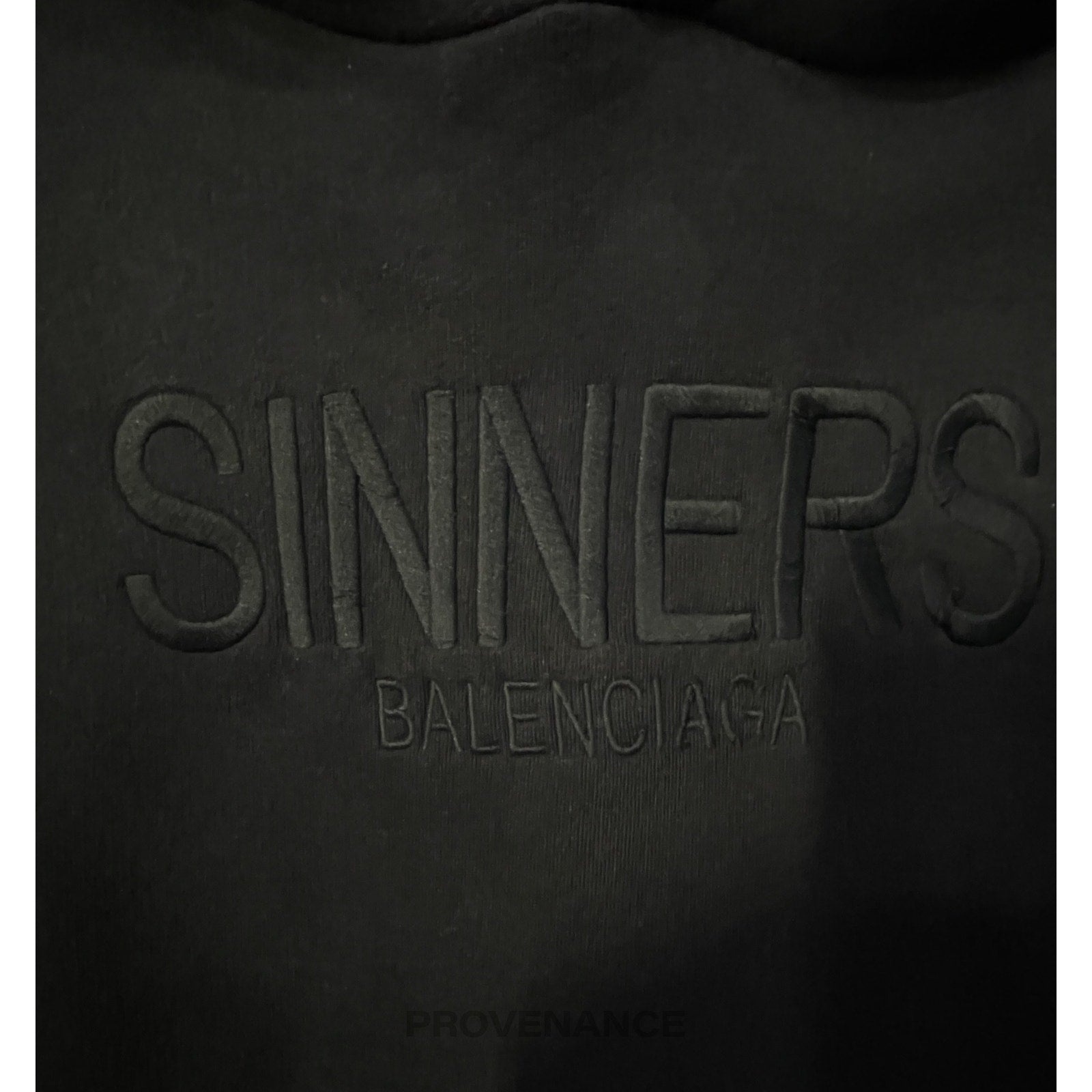 Balenciaga Sinners Hoodie - Black Fleece - 4