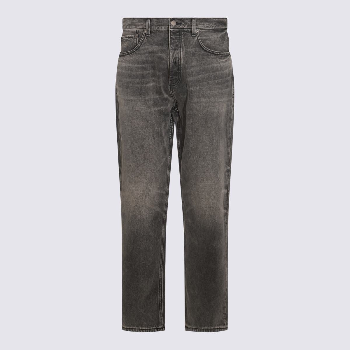 Fear Of God Essentials Vintage Black Cotton Denim Jeans - 1