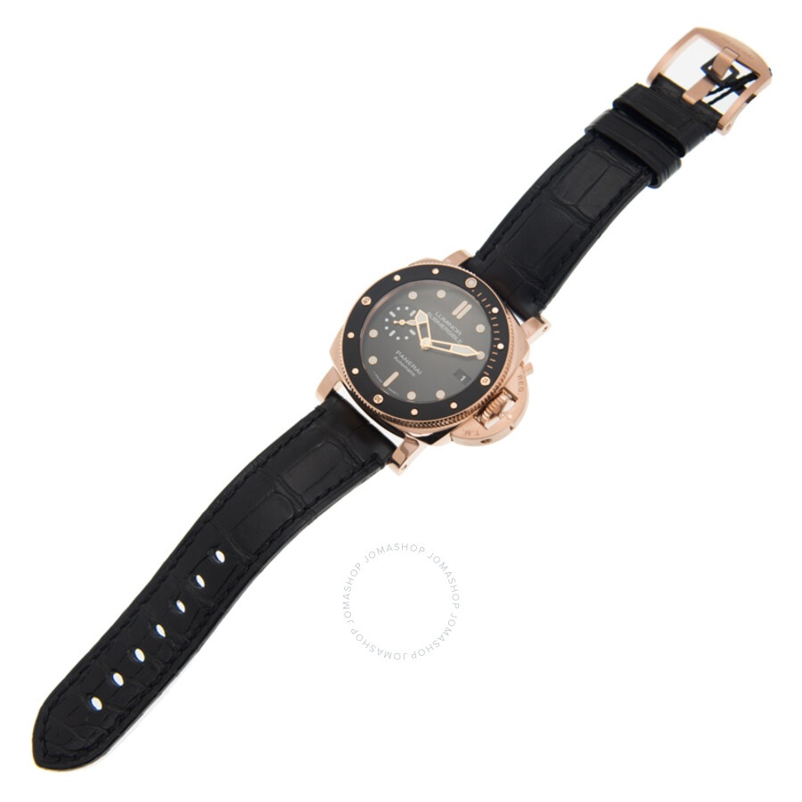 Pre-owned Panerai Luminor Submersible 1950 Black Dial Men's Watch PAM00684 - 3