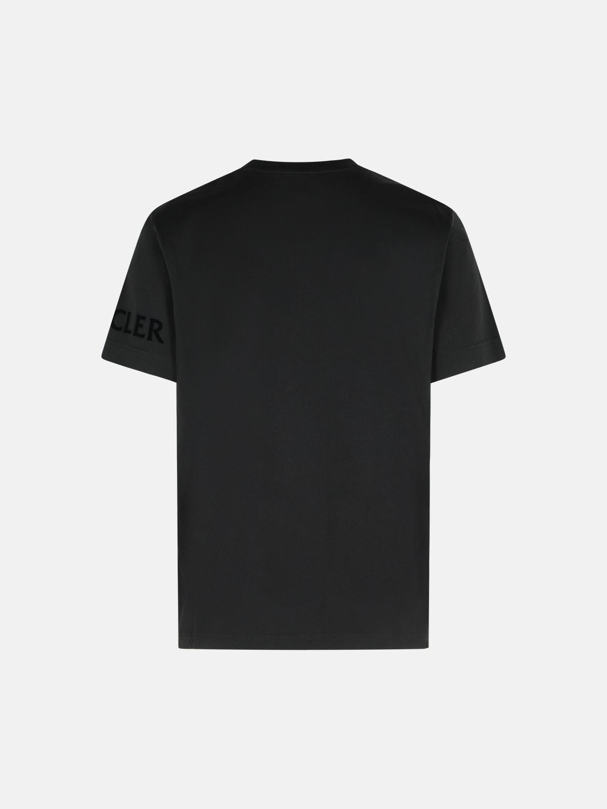 BLACK COTTON T-SHIRT - 3
