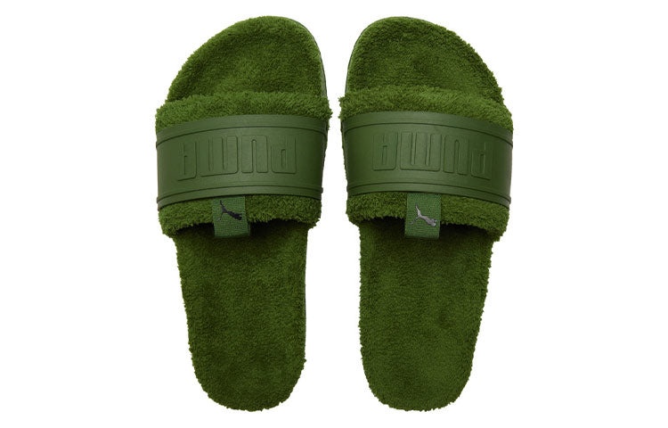 PUMA Leadcat Ylm Slide Winter Slipper Green 384411-03 - 4