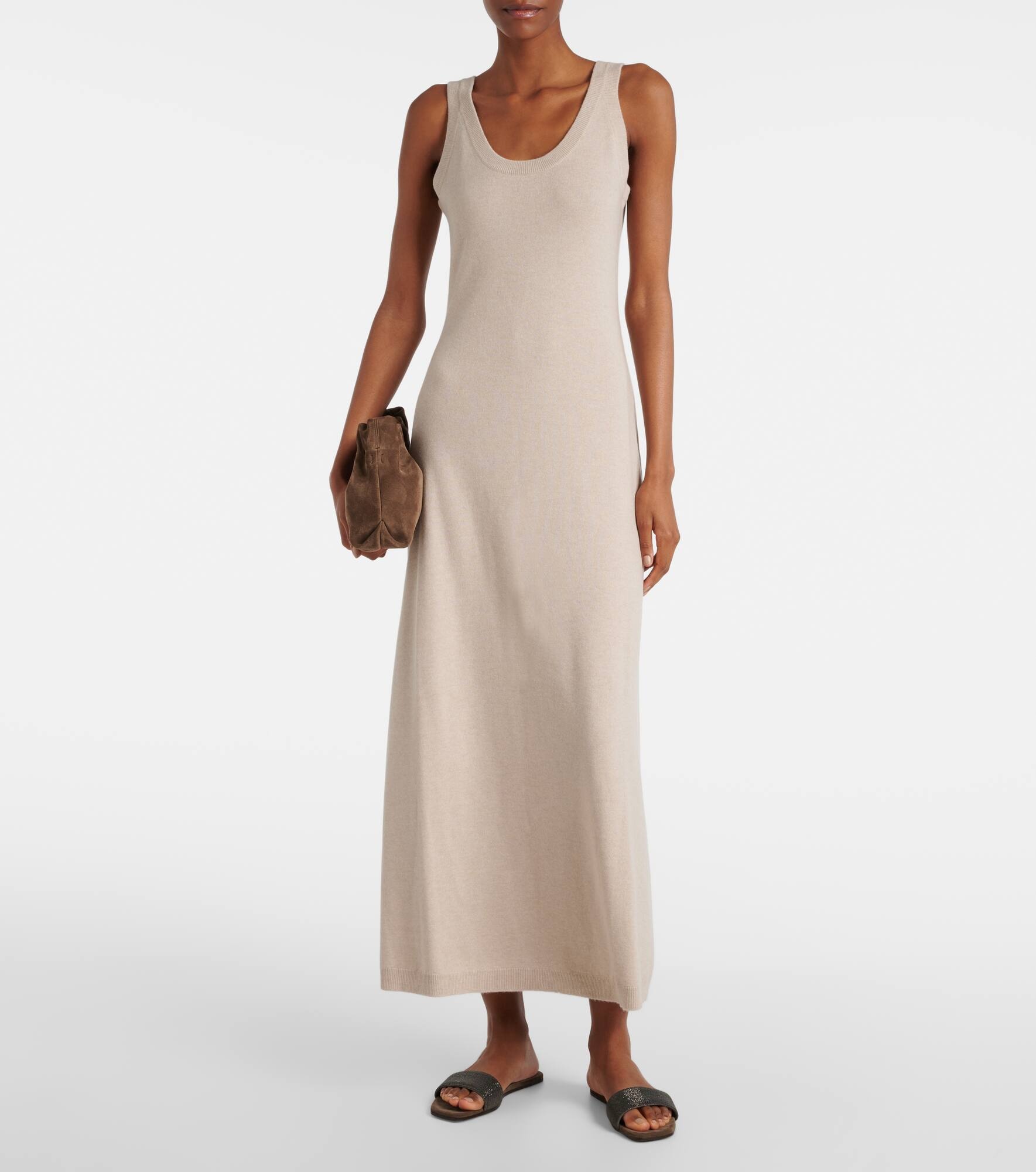 Cashmere midi dress - 6