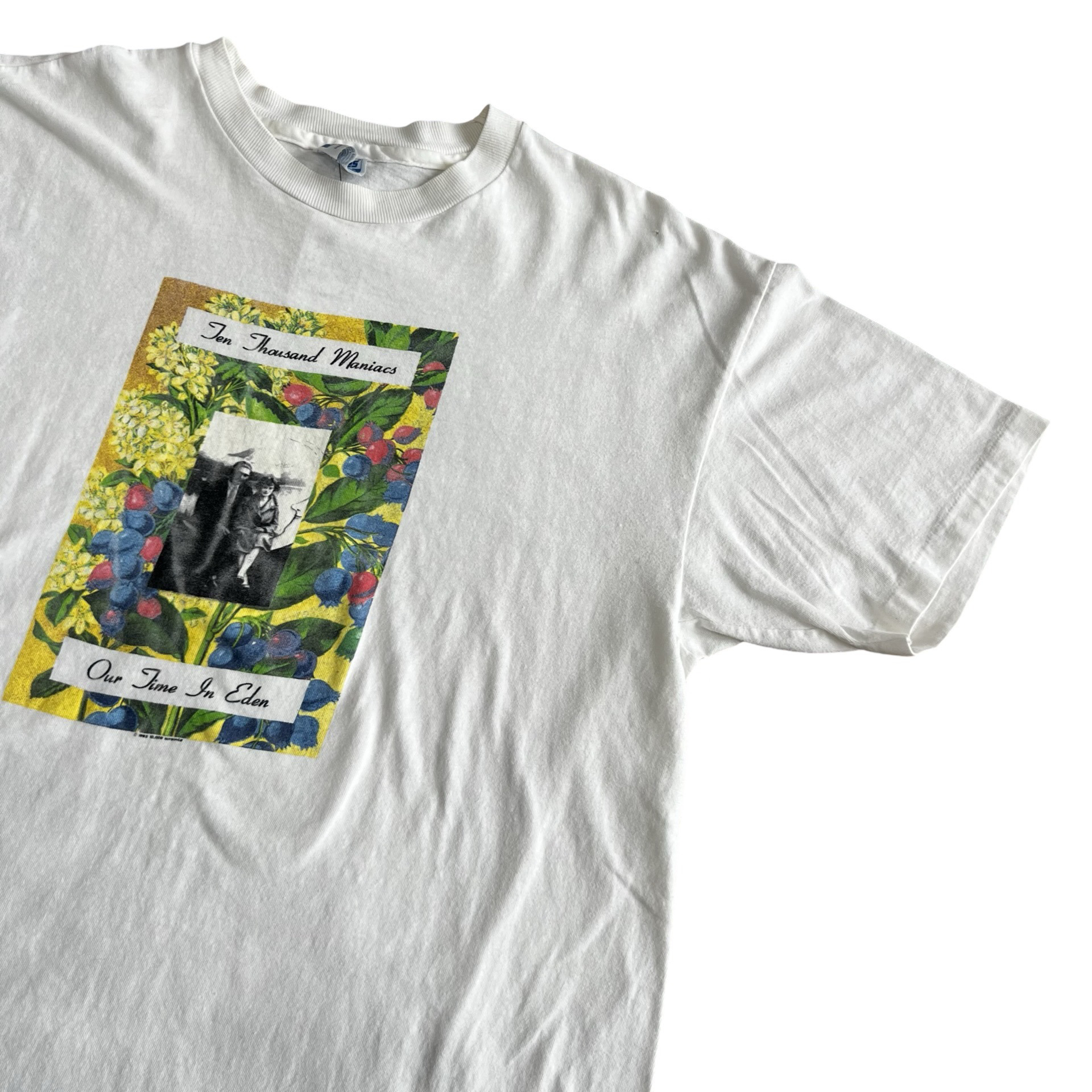 Final Blow - Vintage Ten Thousand Maniacs "Our Time in Eden" T-Shirt SZ L - 5