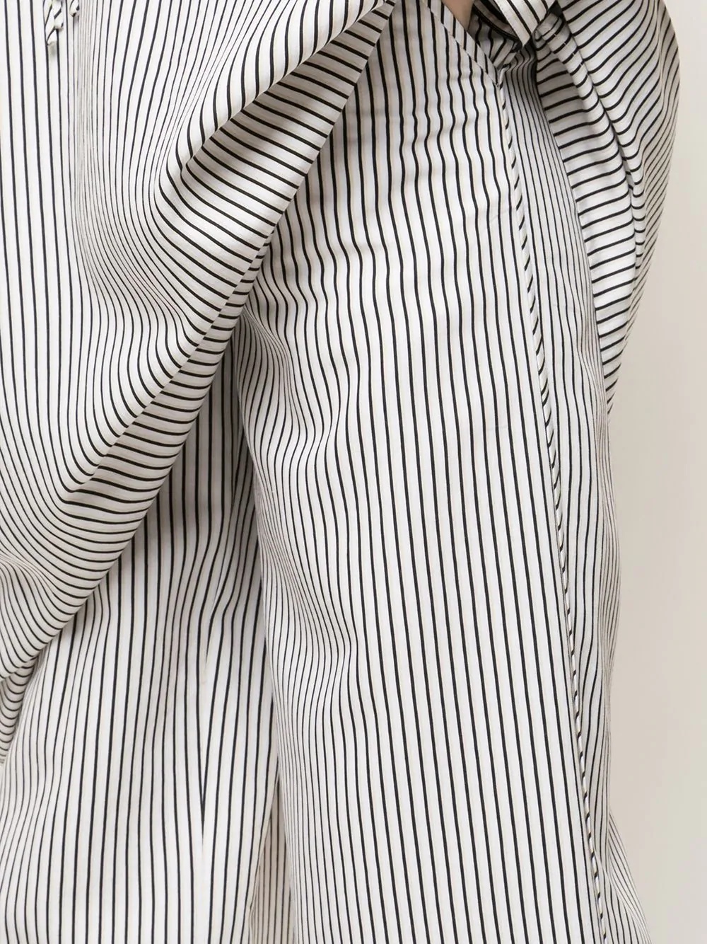 stripe pajama-style trousers - 5