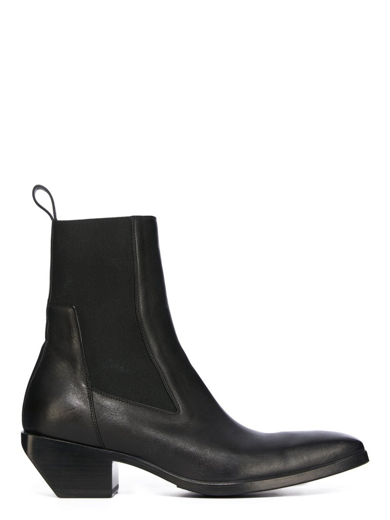 Waxed-Leather Chelsea Boots 1
