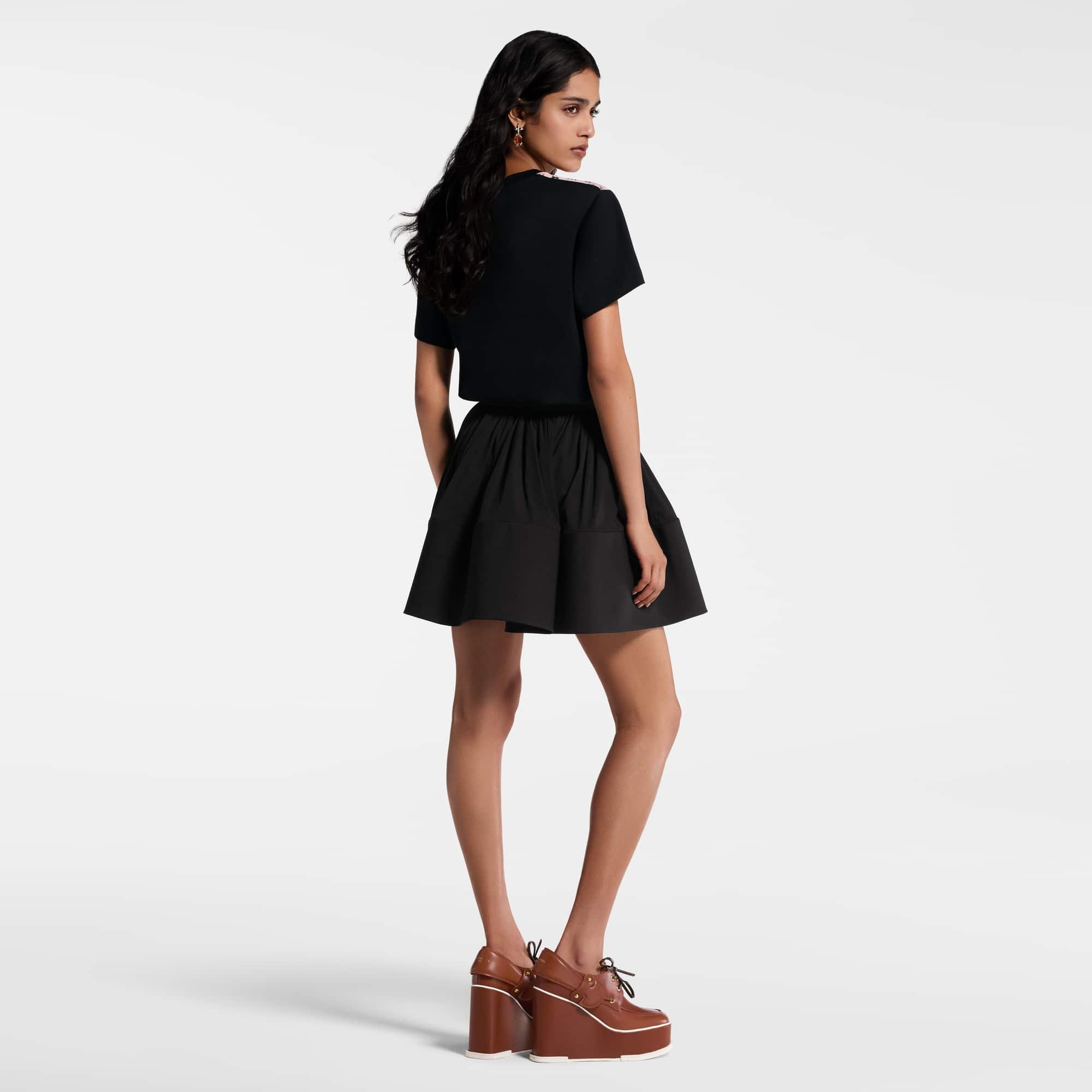 Washed Monogram Front T-Shirt - 5