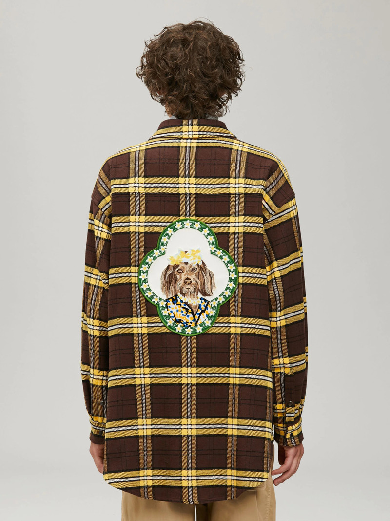 HAWAIIAN DOG CHECKED SHIRT 5