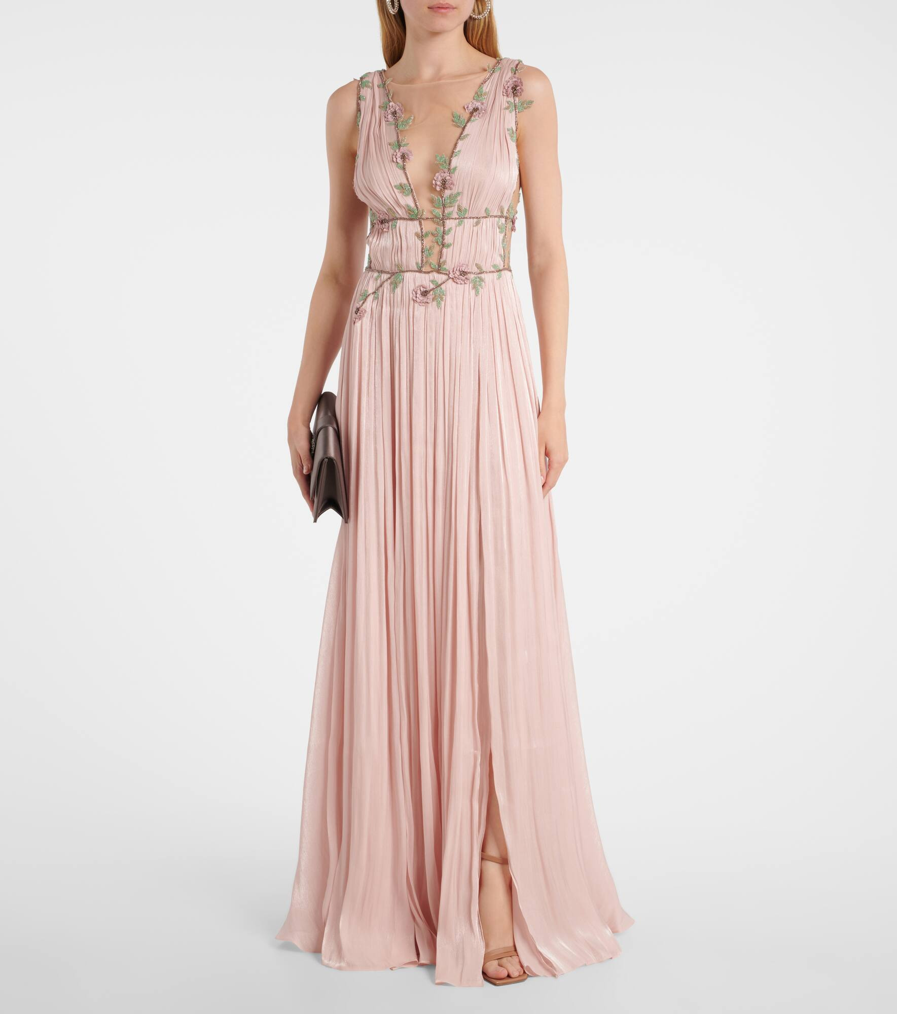 Nalina embellished georgette gown - 2
