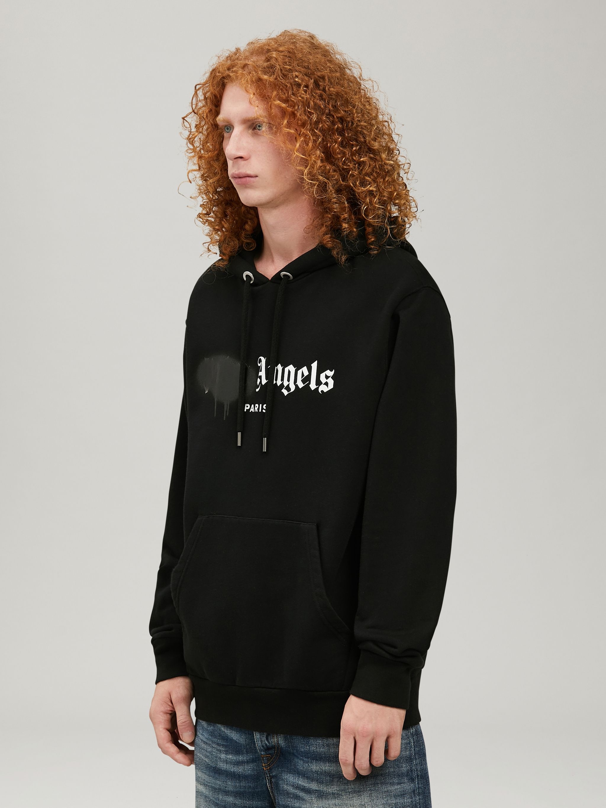 PARIS SPRAYED LOGO HOODIE - 4