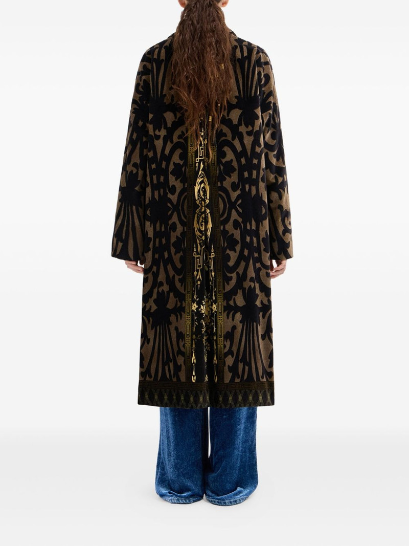 Pierre-Louis Mascia damask-print velvet coat outlook
