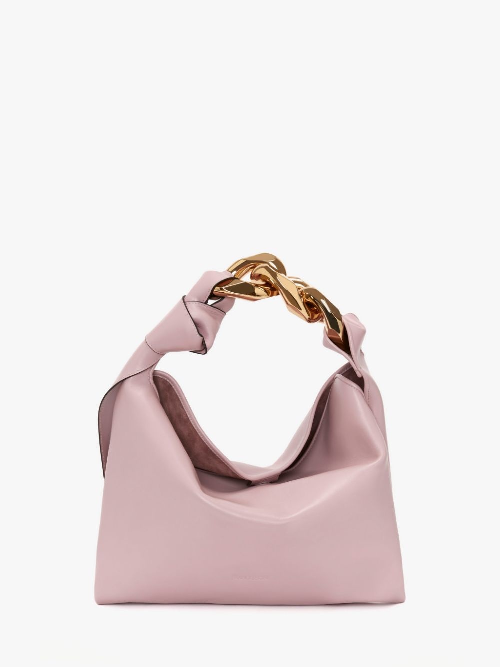 SMALL CHAIN HOBO - LEATHER SHOULDER BAG - 1