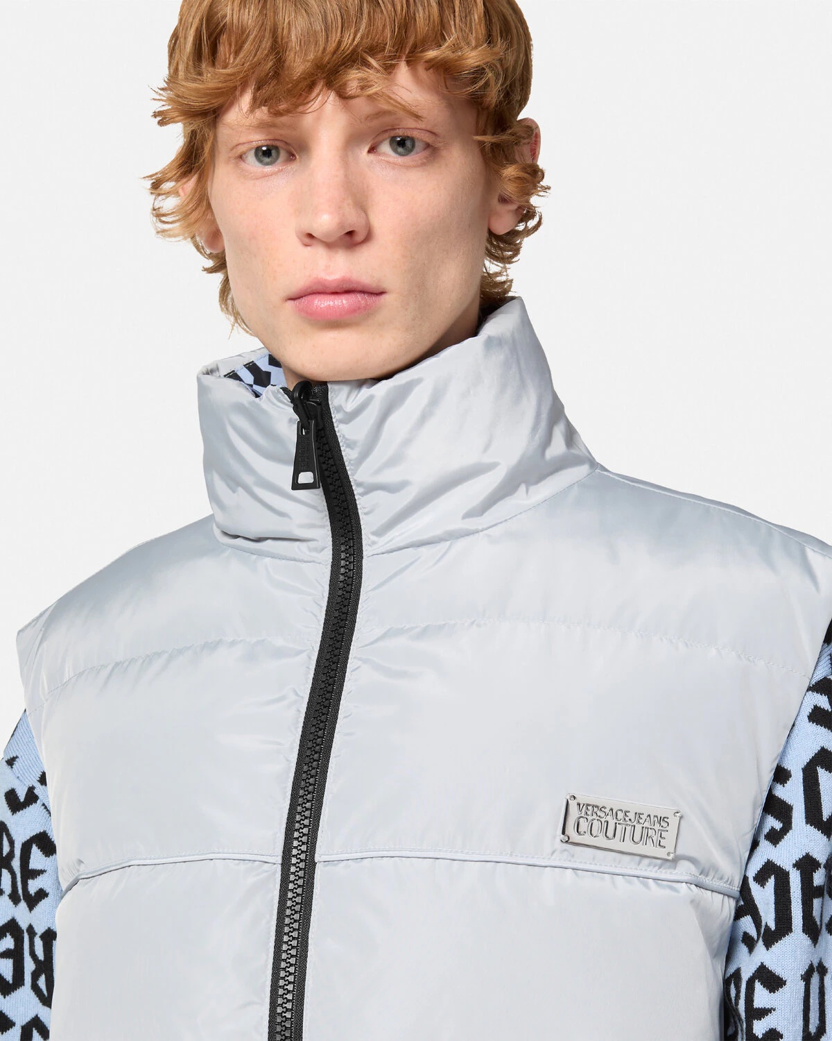 Logomania Reversible Puffer Vest - 3