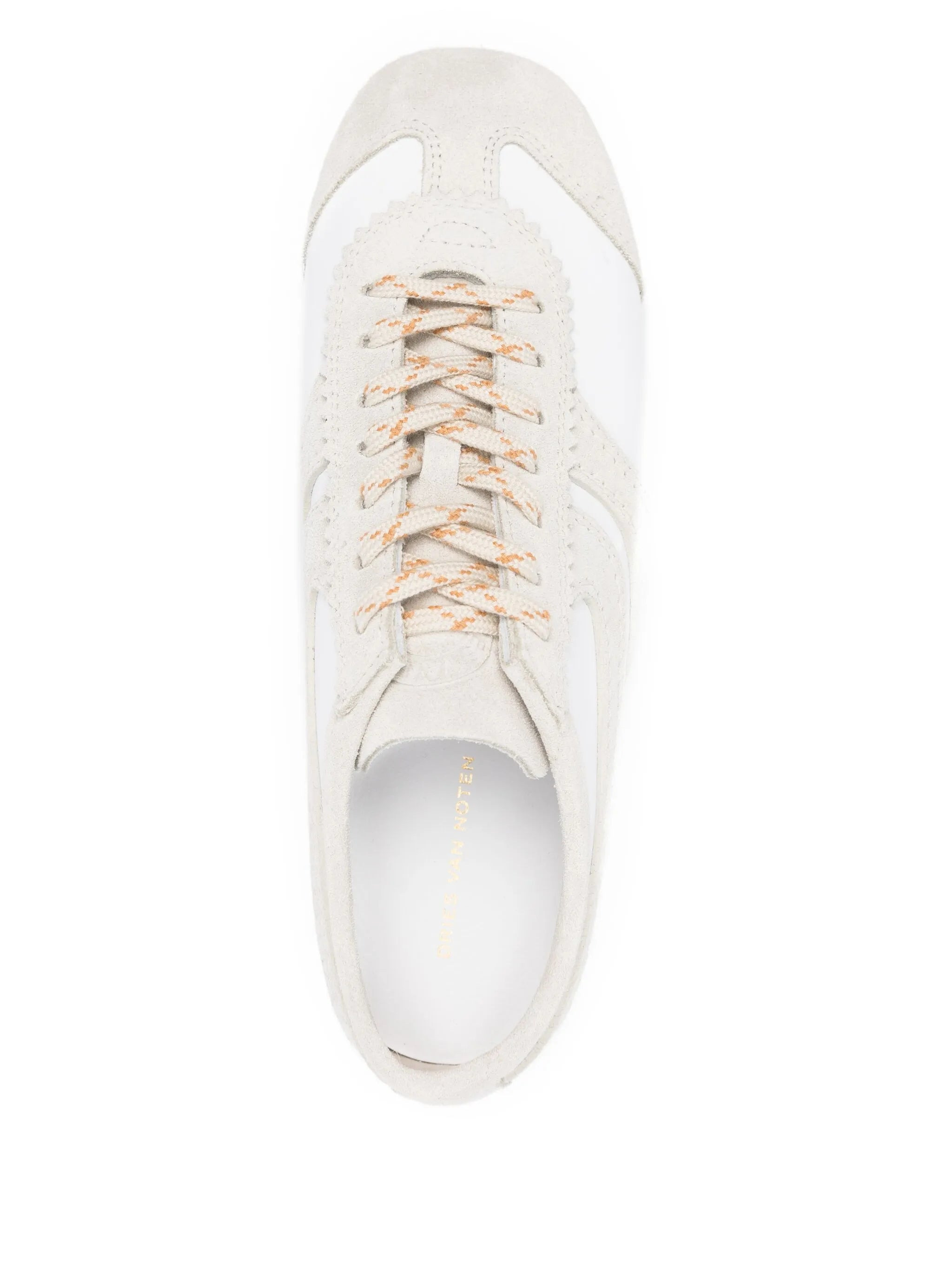 Dries Van Noten Panelled Leather Sneakers - 4