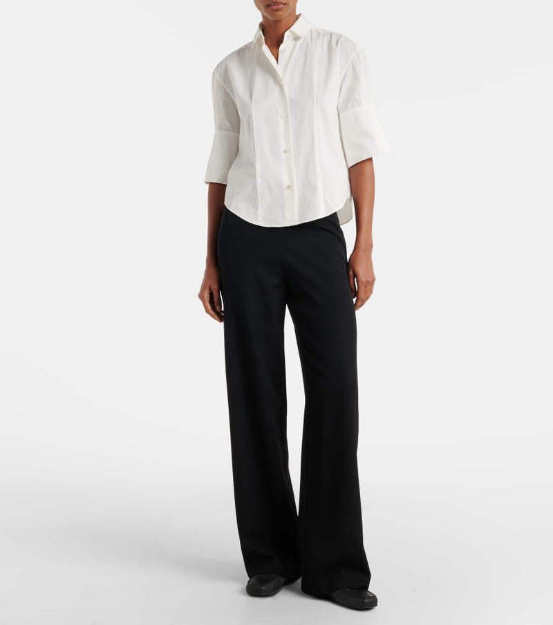 The Row Leo leather slip-on shoes outlook