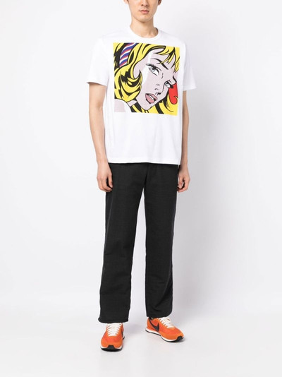 Junya Watanabe MAN graphic-print cotton T-shirt outlook