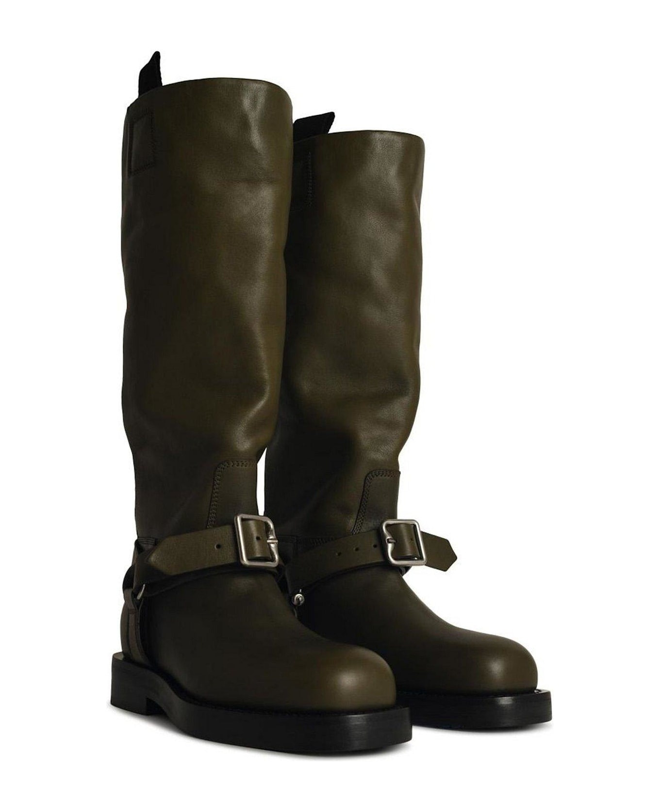 Green Leather Boots - 3