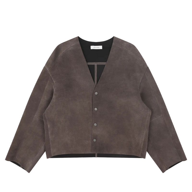 MINIMAL LEATHER JACKET LODEN 1