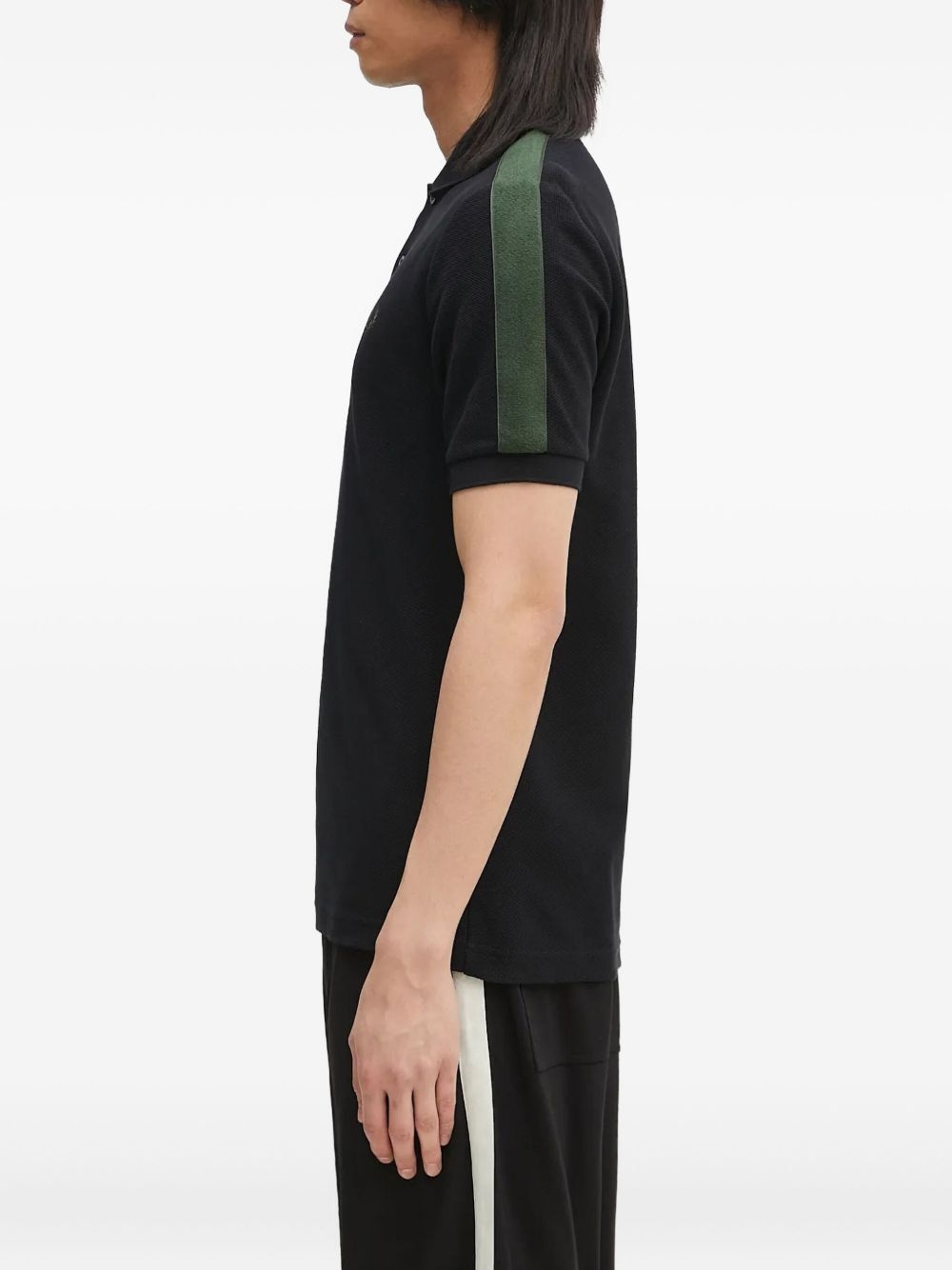 embroidered-logo polo shirt - 3