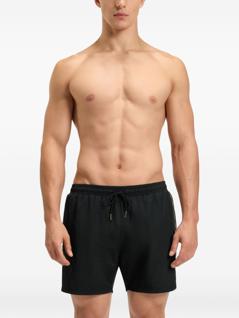 side-stripe swim shorts - 3