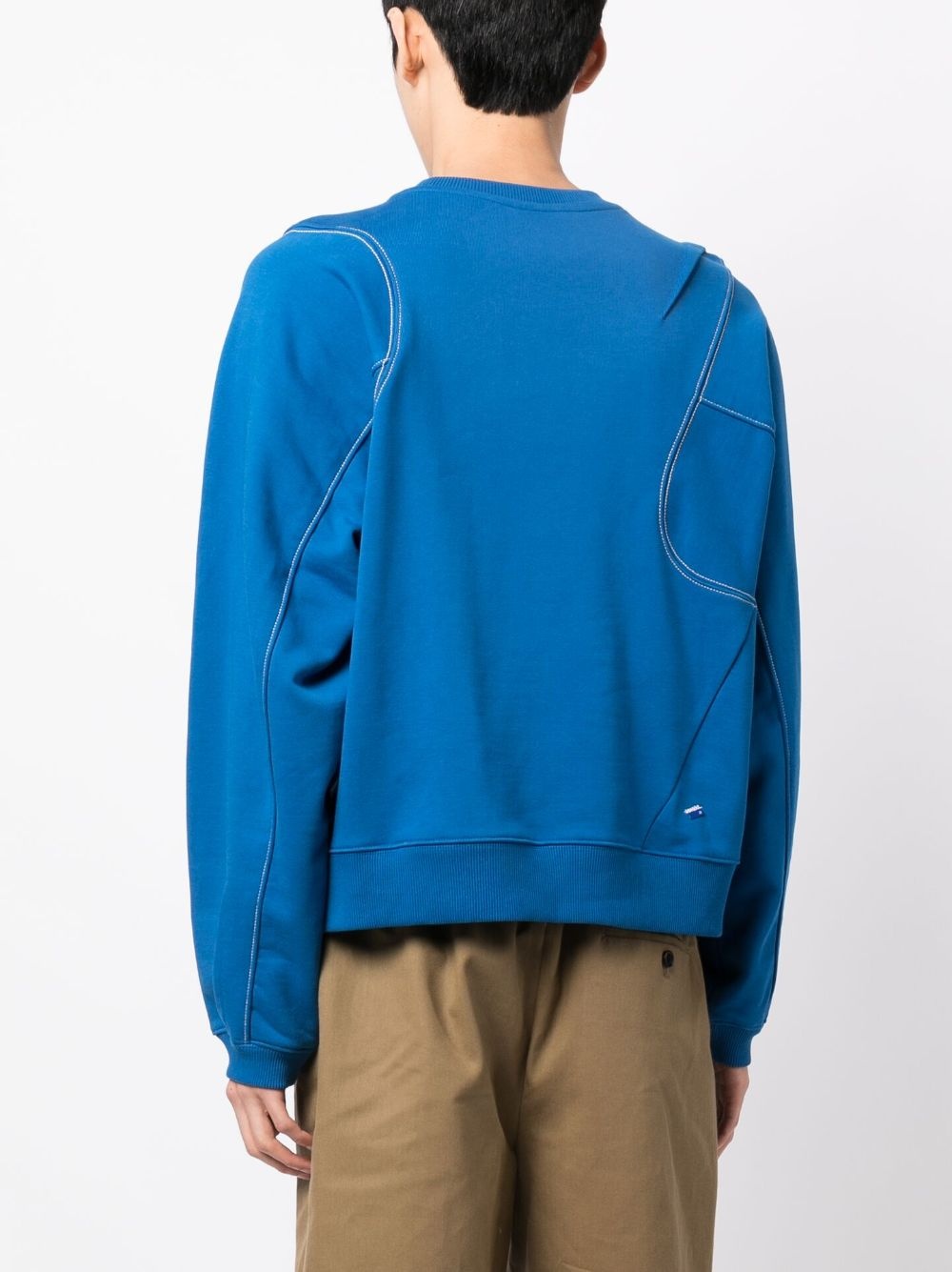 logo-motif cotton sweatshirt - 4