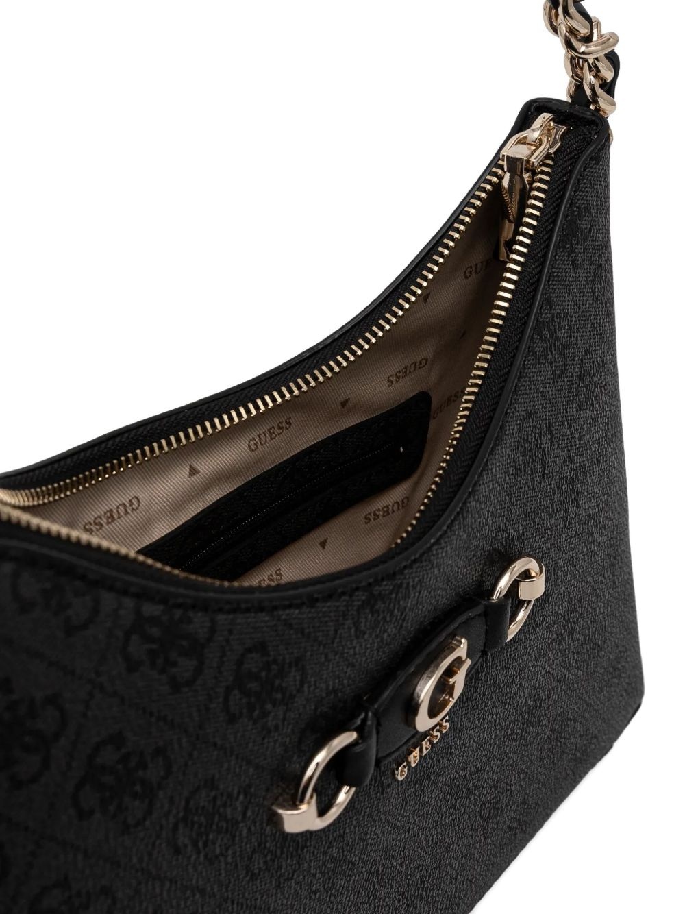 logo-lettering shoulder bag - 5