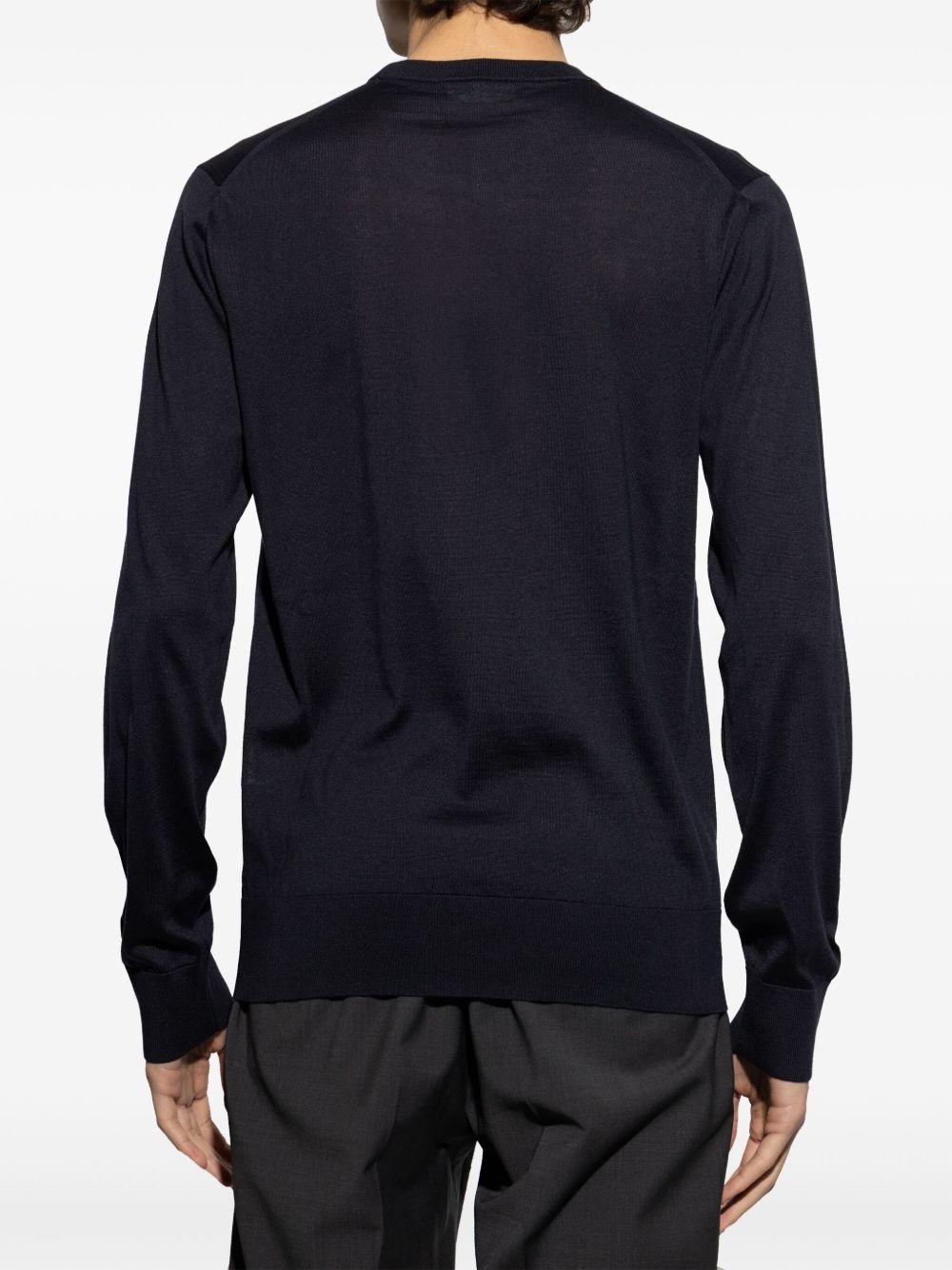 logo-embroidered sweater - 4