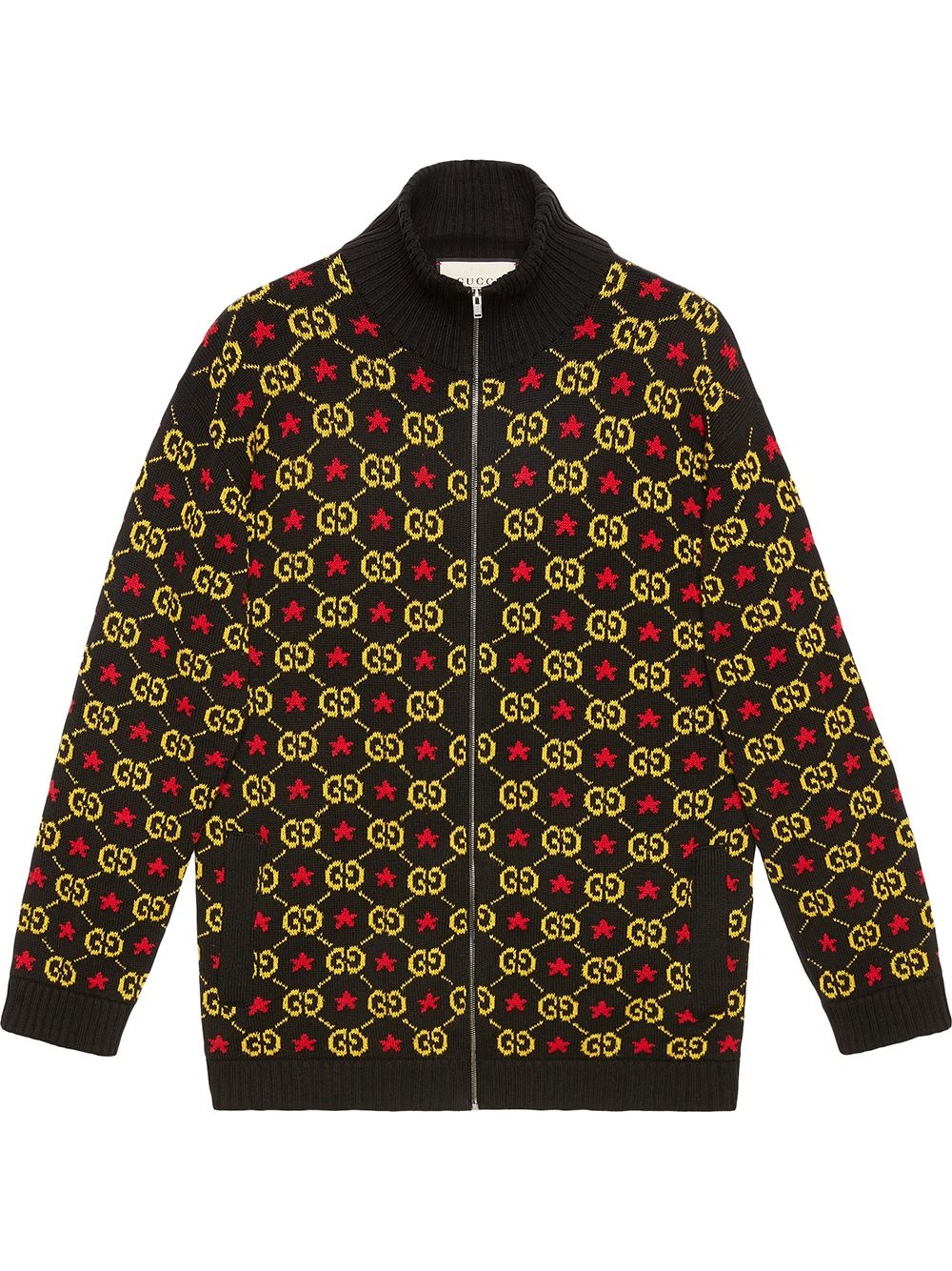 GG star cotton jacquard bomber jacket - 1