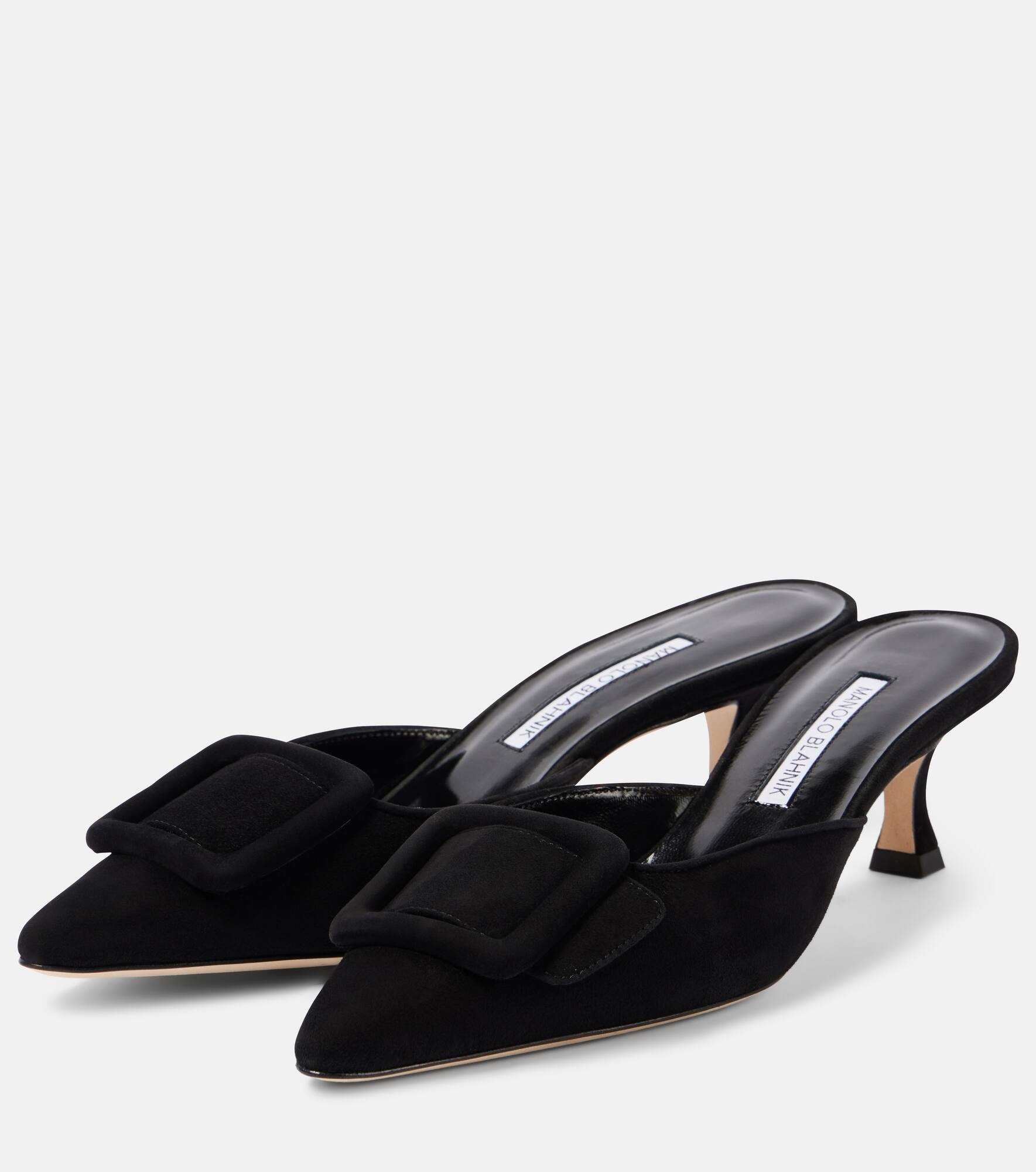 Maysale 50 suede mules - 4