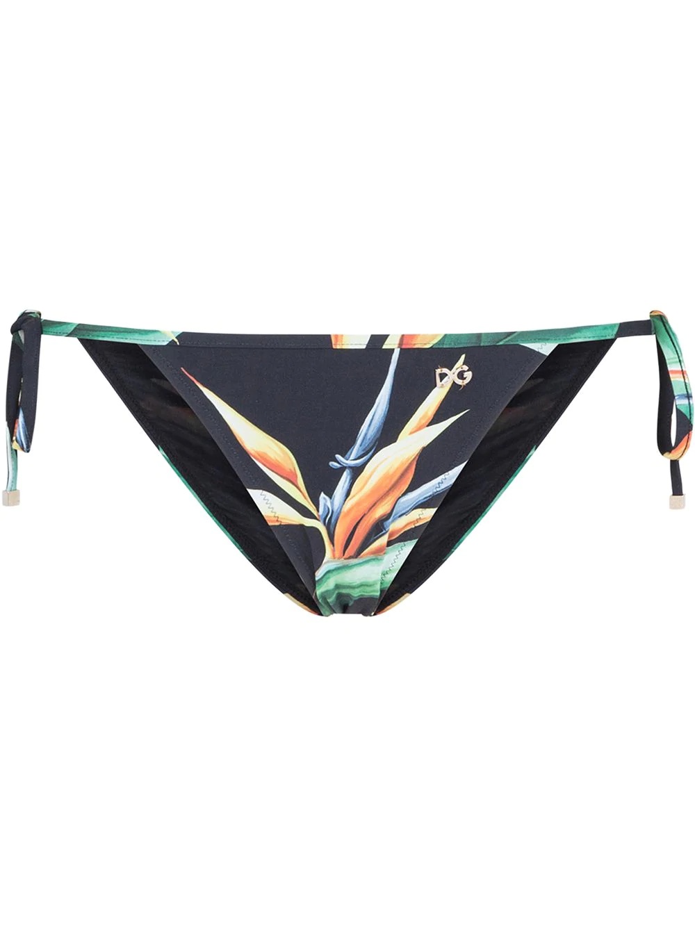 bird of paradise printed bikini bottoms - 1