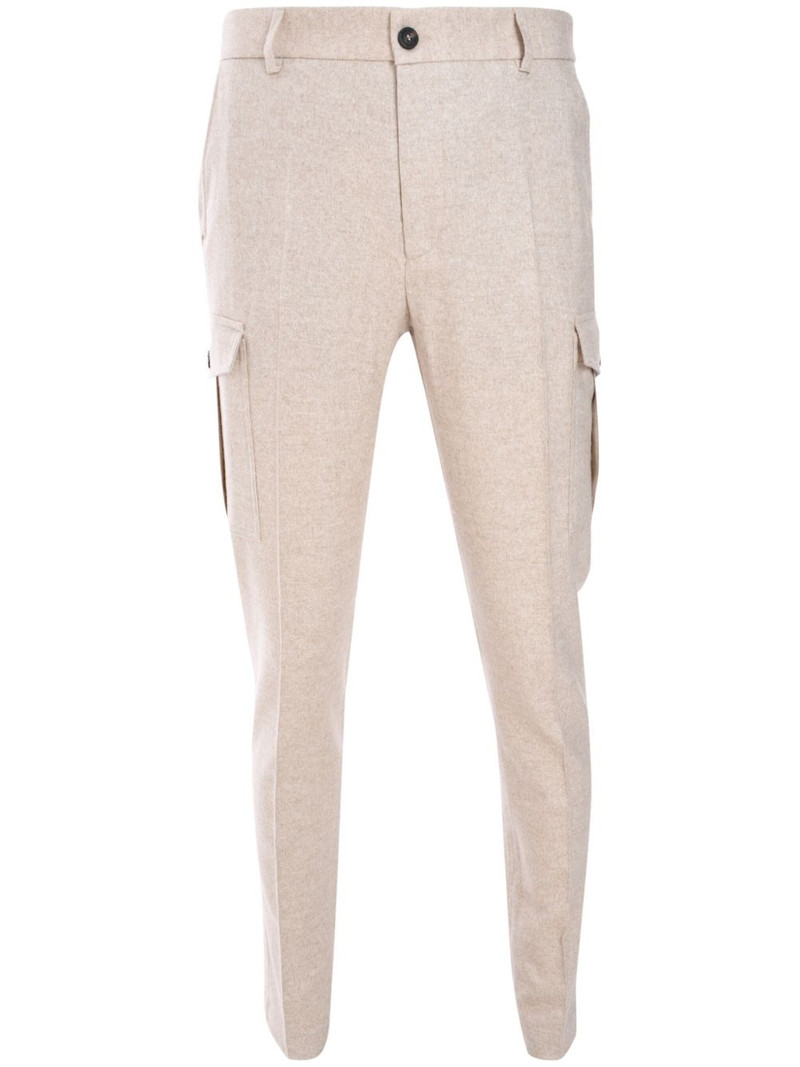 mélange cargo trousers 1
