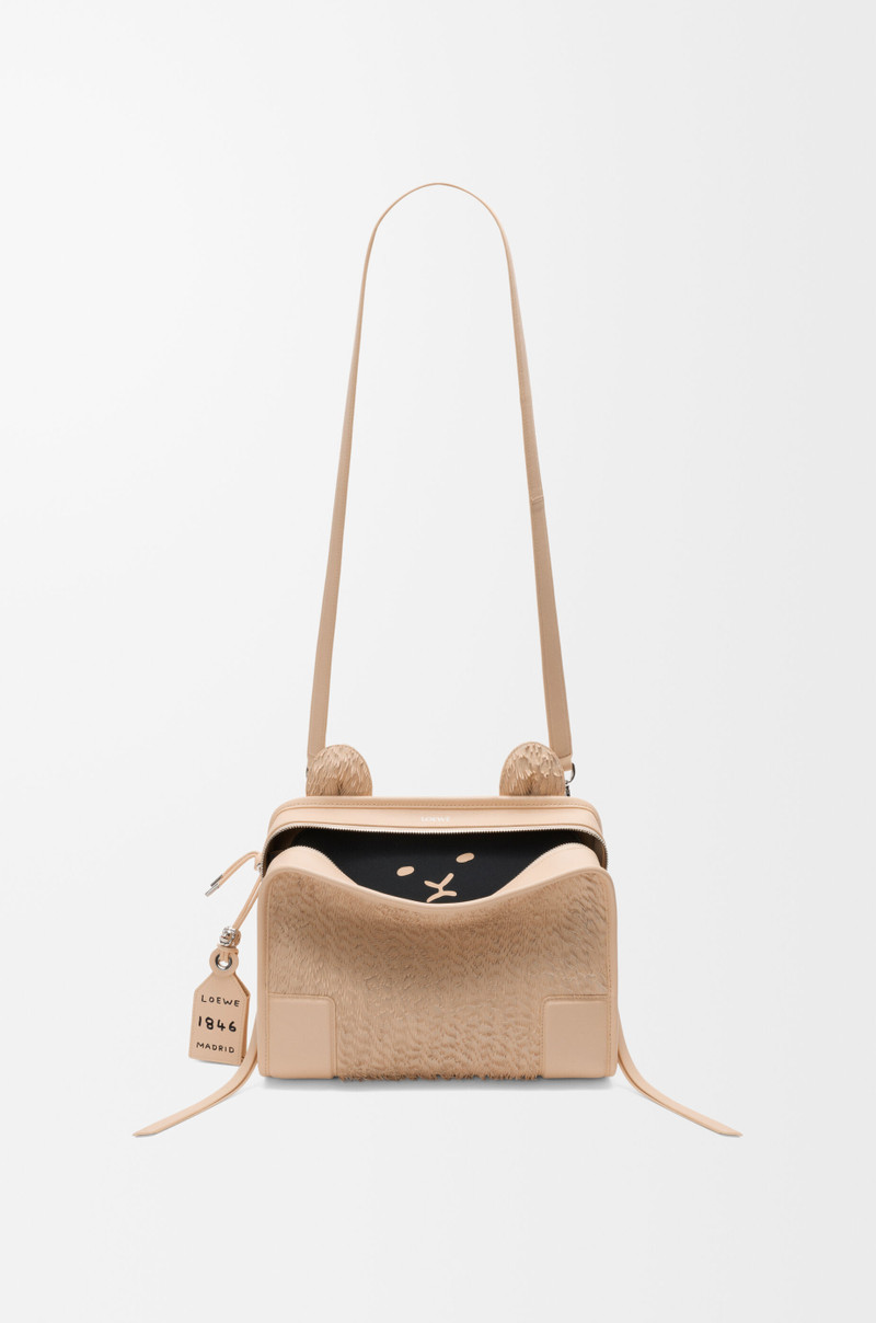 Medium Lion Fringed Cut Amazona 180 bag in nappa lambskin 11