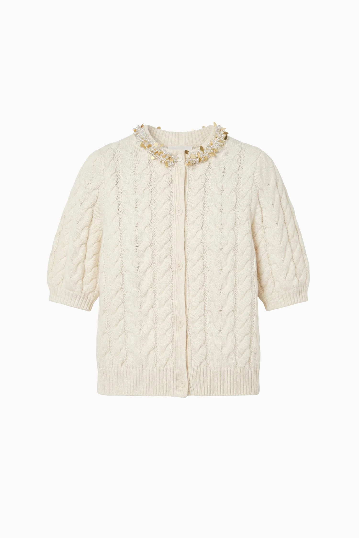 Olivia Knit Cardigan with Embellishment - 1
