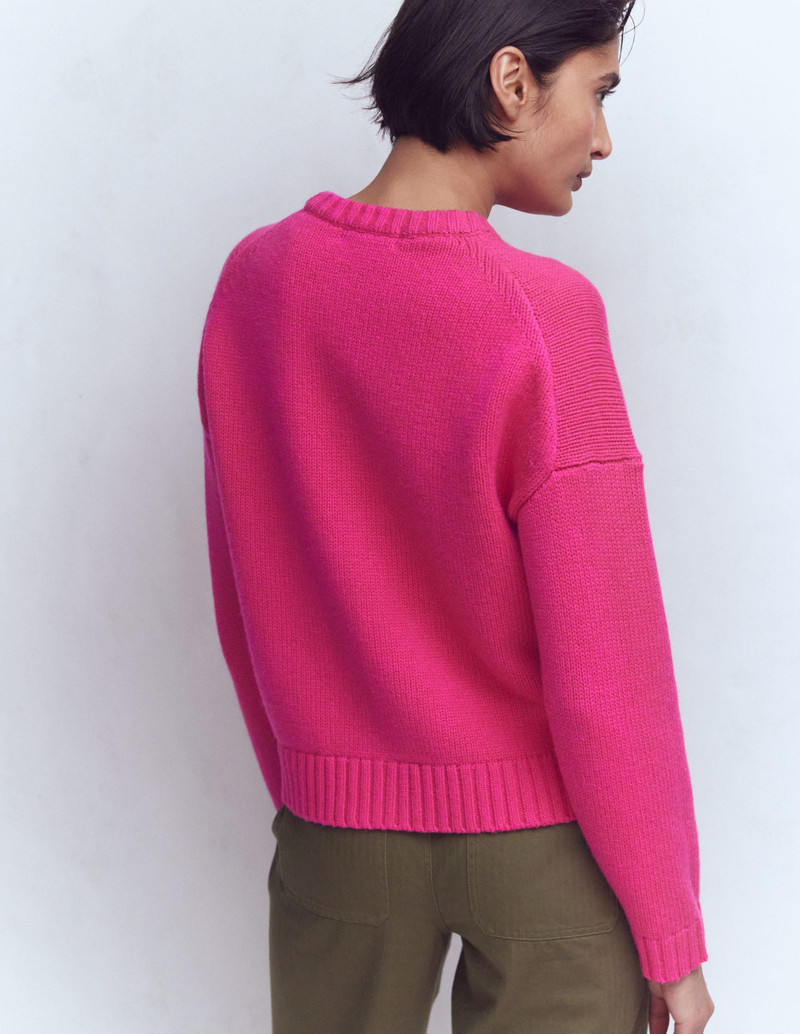 Maya Zip Up Jacket-Flamboyant Pink 4