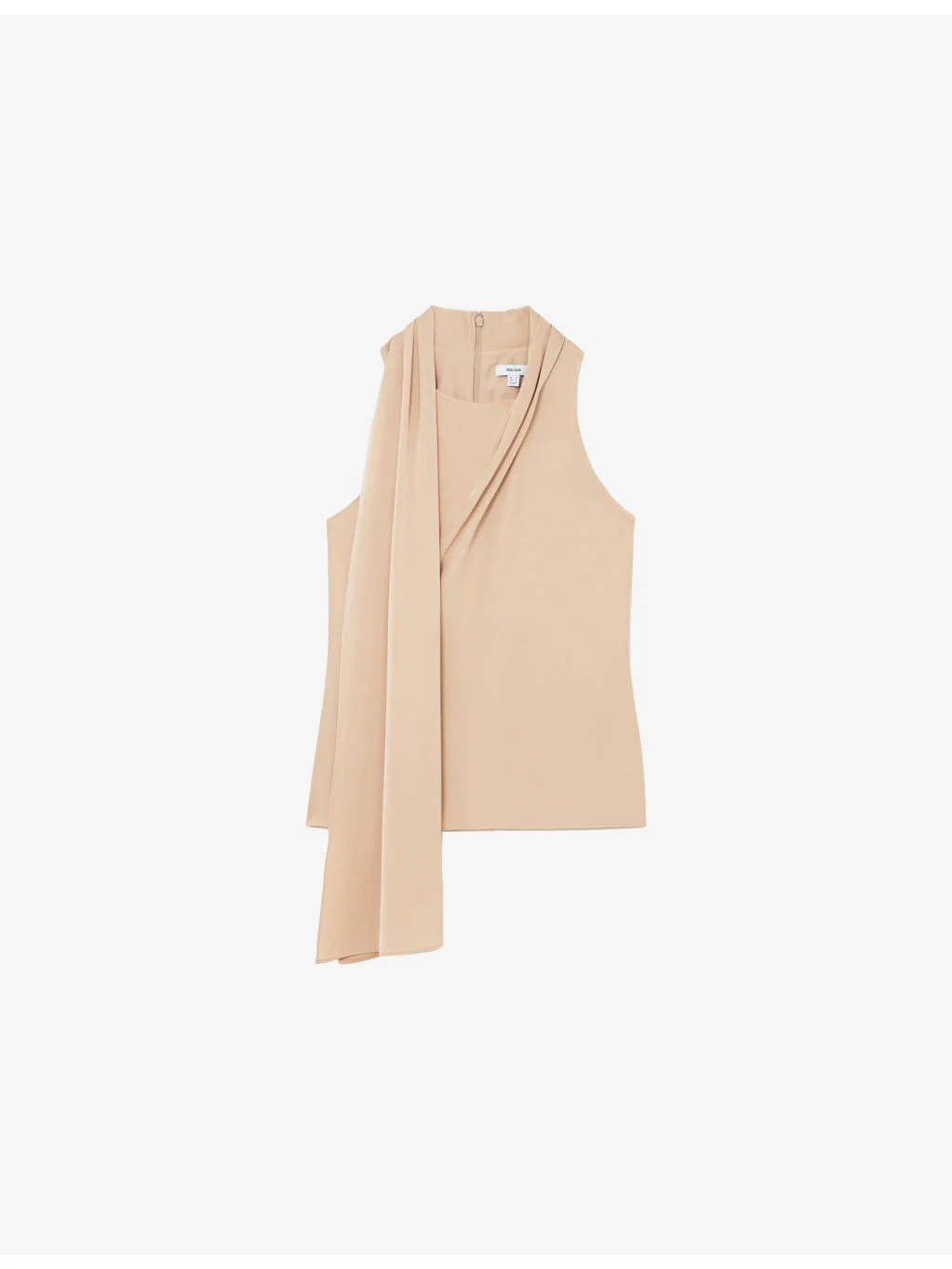 Taylor Scarf-Detail Crepe Top - 1