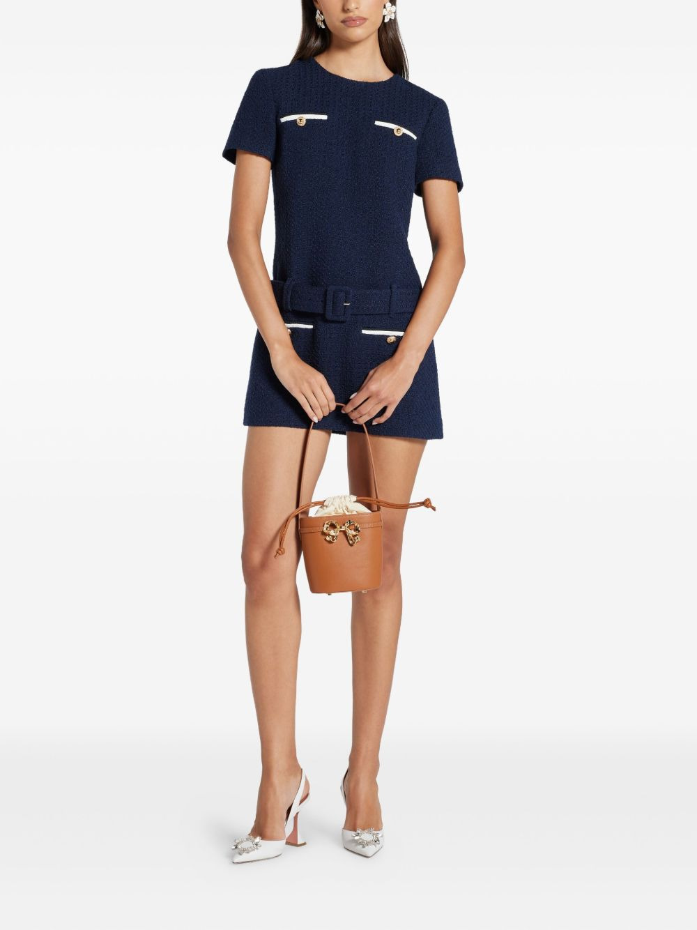 bow-embellished bucket bag - 2