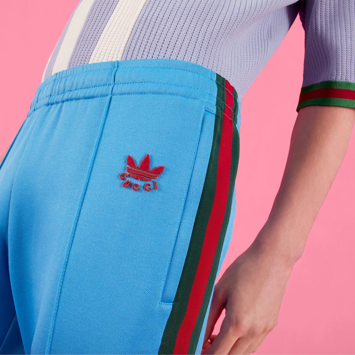 GUCCI adidas x Gucci cotton jersey sweatpants | REVERSIBLE GUCCI adidas x Gucci cotton jersey sweatpants | REVERSIBLE