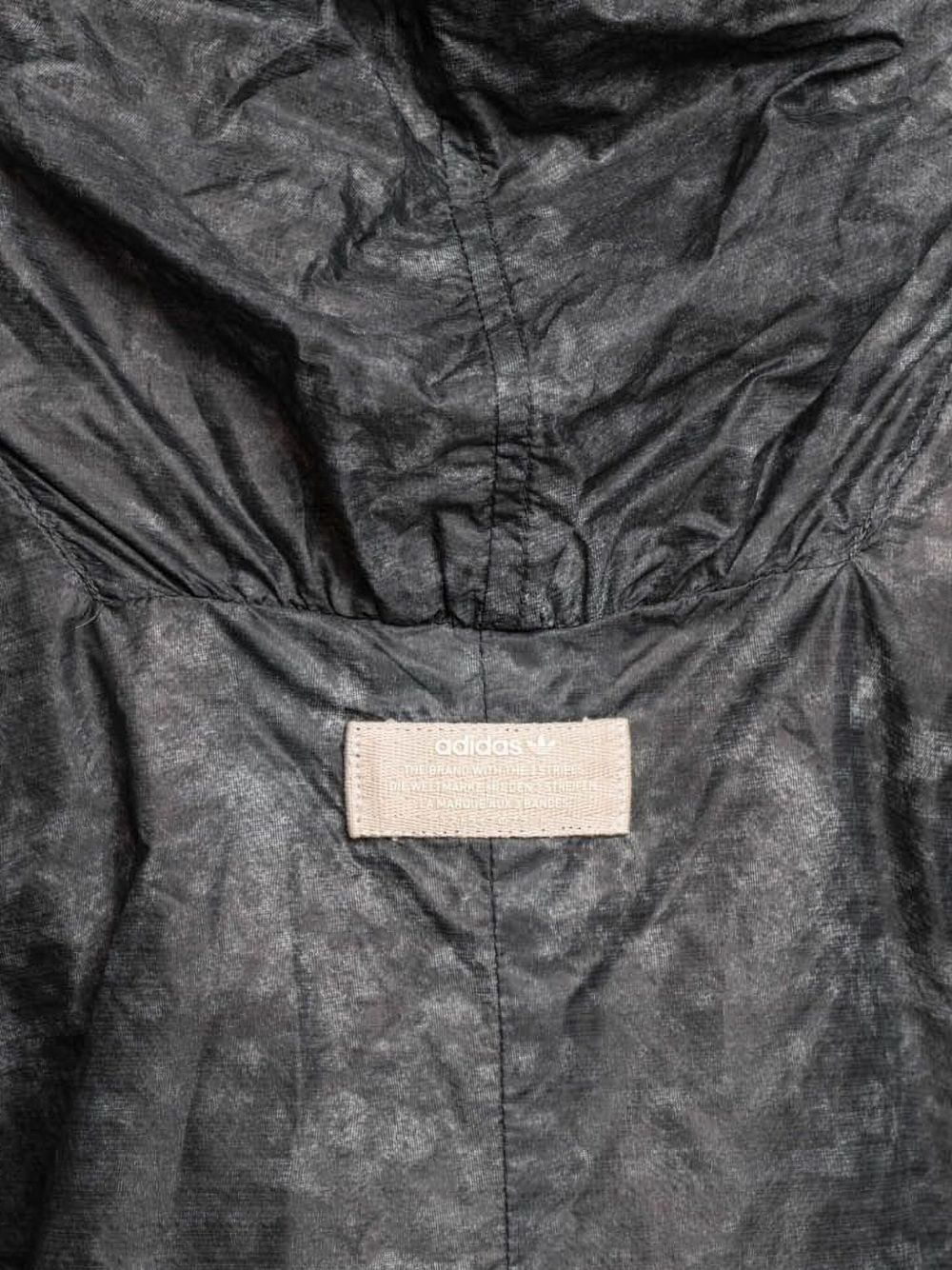 hooded drawstring windbreaker - 3