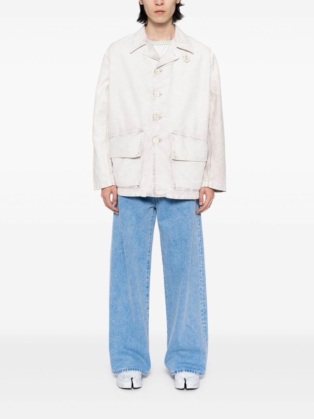 cotton shirt jacket - 2