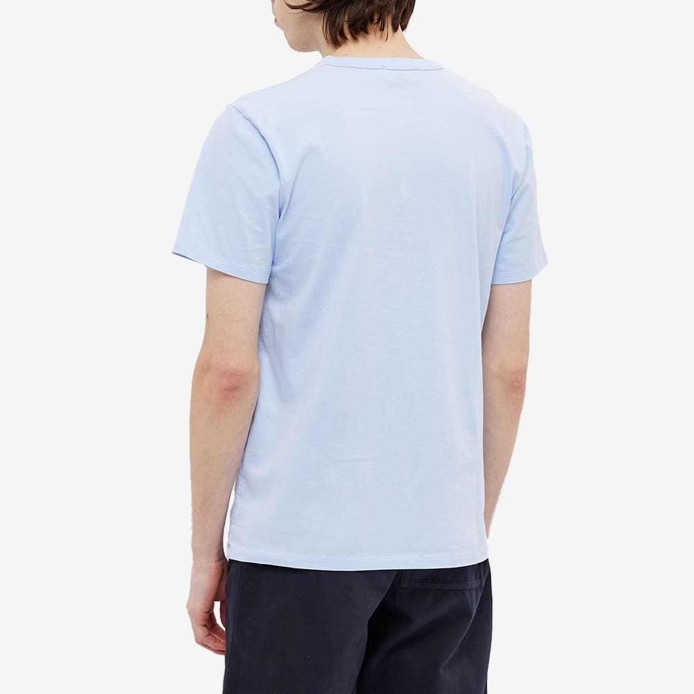 Maison Kitsuné Navy Fox Patch Classic Tee - 4