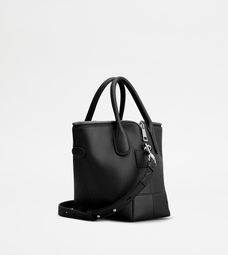 Tod's TOD'S DI BAG SWING IN LEATHER MINI - BLACK outlook