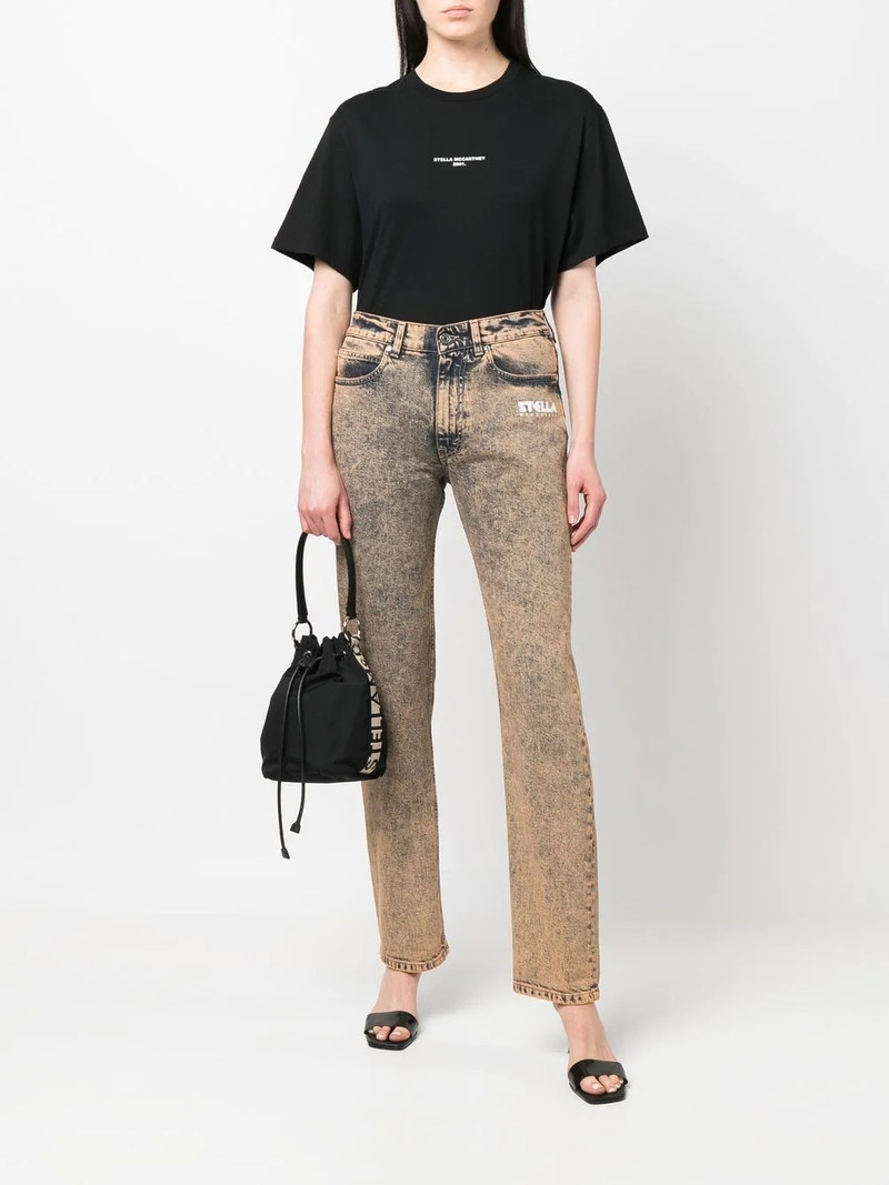logo-print straight-leg jeans 3
