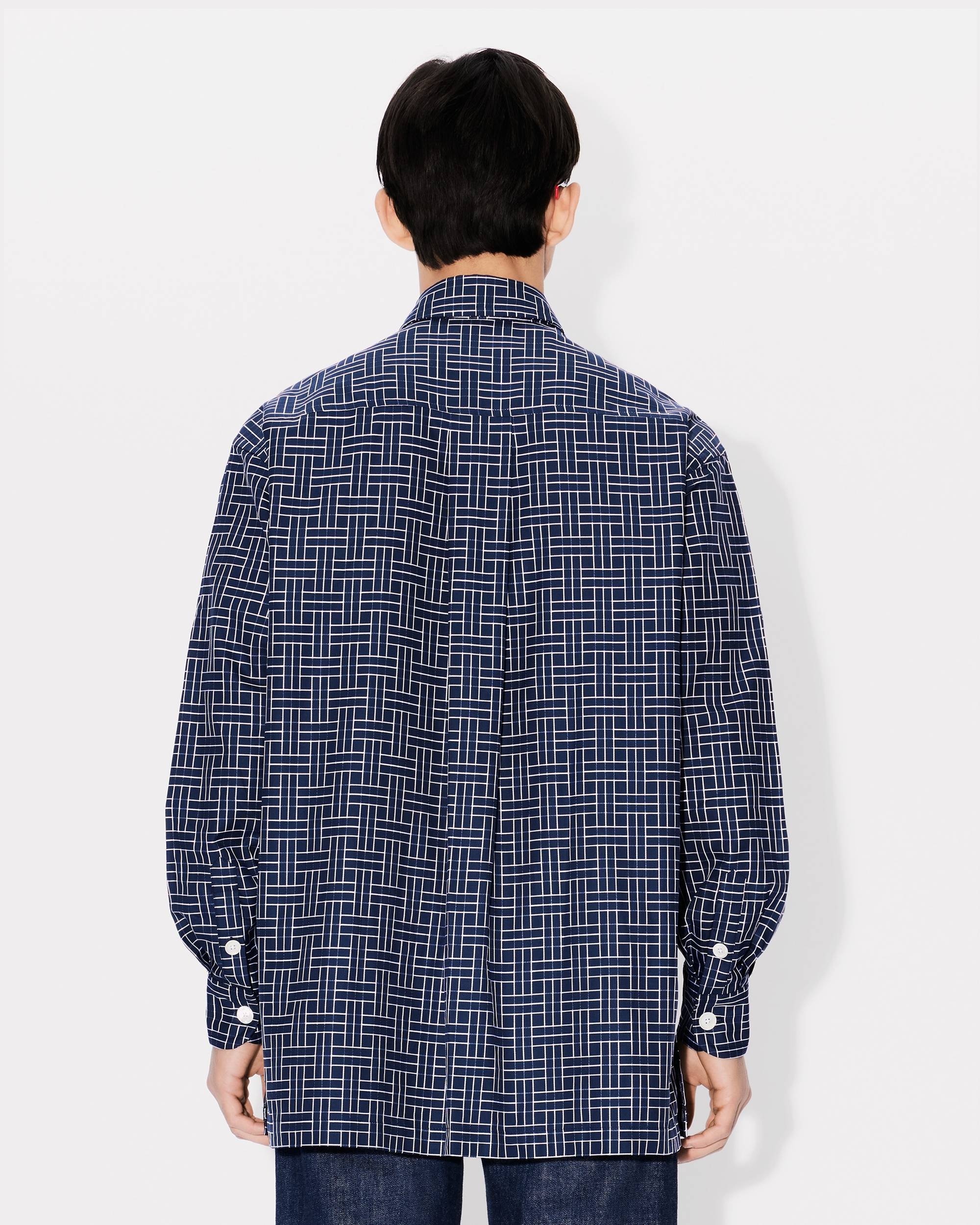 'KENZO Weave' oversized shirt - 4